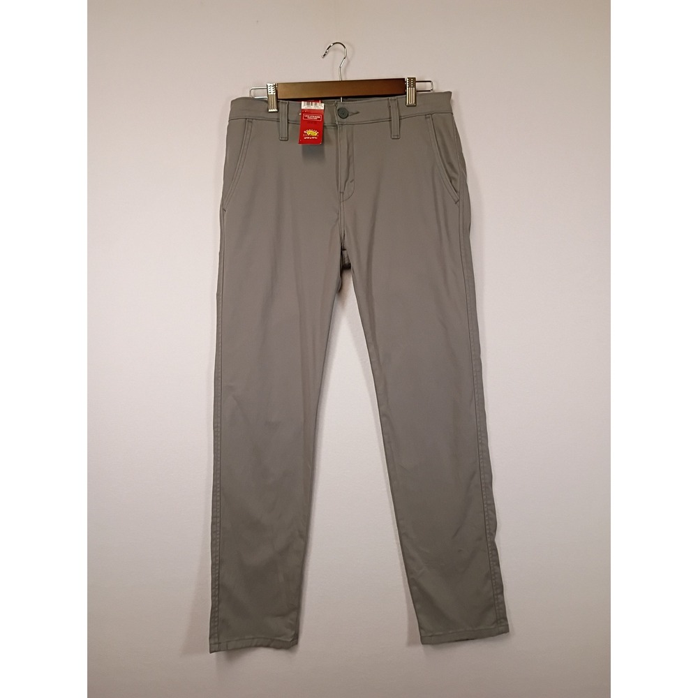 Classic Levi Strauss Signature Mens 29x30 Gray Essential Straight Chino Pants